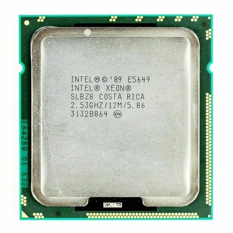 Intel Xeon E5649 CPU SLBZ8 2.53GHz 12MB 6-Core LGA1366 Processor Free shipping (Used) // สินค้ารับประกัน โดย บริษัท อะไหล่เซิร์ฟเวอร์ จำกัด