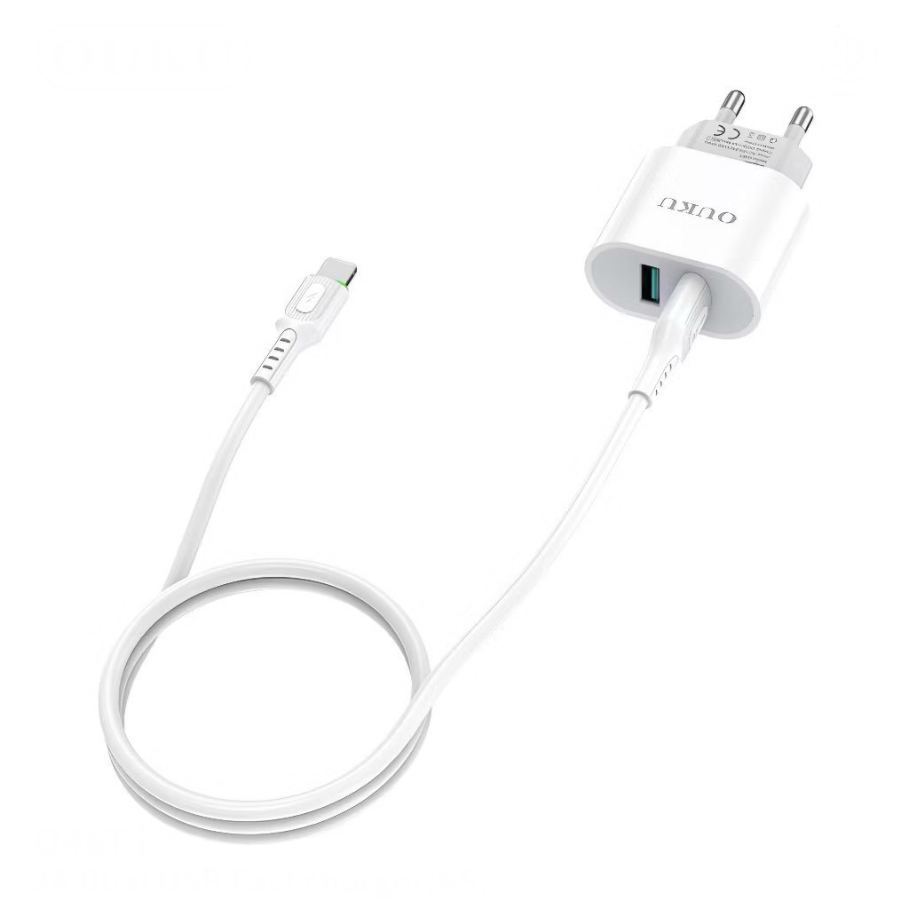 Q46T IP 3A DUAL USB FAST CHARGER