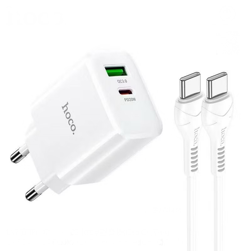 LX7 EXCEED PD20W+QC3.0 CHARGER SET (C TO C)