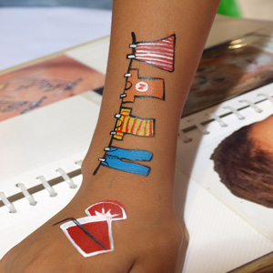 เพ้นท์หน้า Fancy Panting