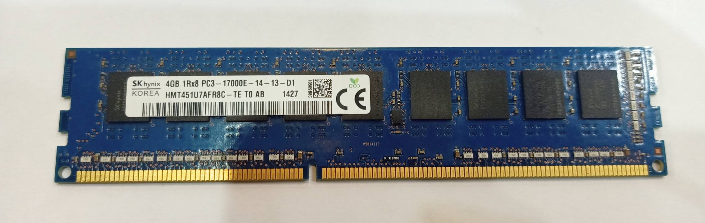SK Hynix 4GB 1Rx8 PC3-17000E DDR3 ECC UDIMM // HMT451UAFR8C-TE (Used) // สินค้ารับประกัน โดย บริษัท อะไหล่เซิร์ฟเวอร์ จำกัด