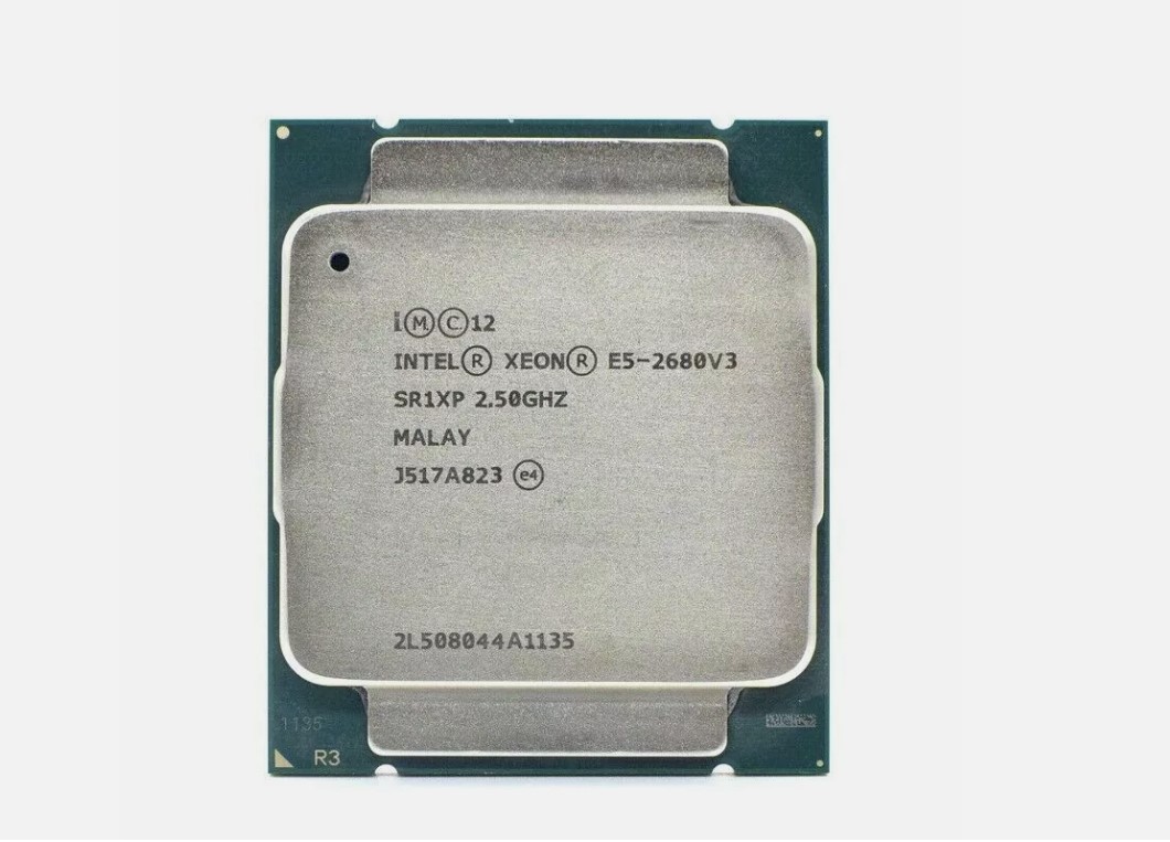 Intel Xeon E5-2680 V3 Processor 12-Core 24-Threads 2.50GHz SR1XP 30MB Cache CPU // E5-2680 V3 2.50GHz (Used) // สินค้ารับประกัน โดย บริษัท อะไหล่เซิร์ฟเวอร์ จำกัด