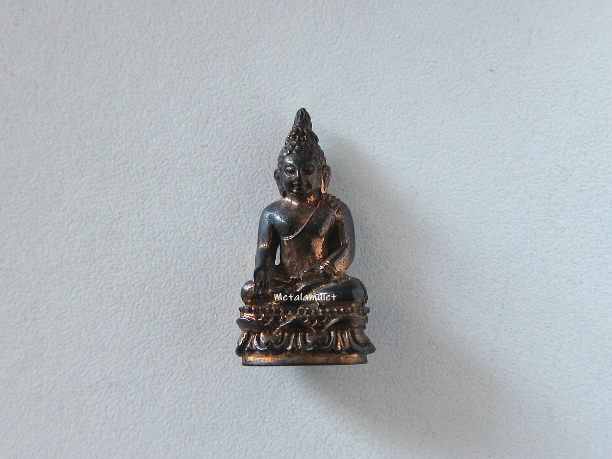 ชุด พระกริ่งไพรีพินาศปี35 เนื้อเงิน นวะ ทองเหลือง