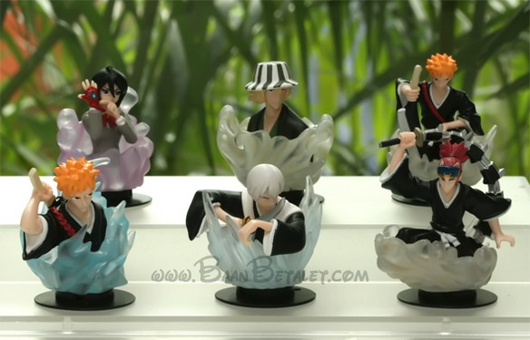โมเดลบลีชฐานตัวปั๊ม 6 แบบ/ชุด (Bleach Stamp)