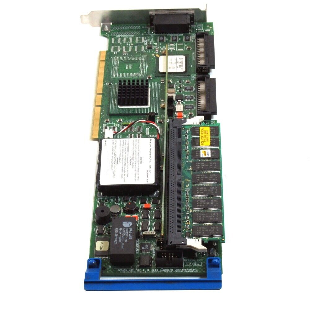 Dell PowerEdge 6450 Server Perc2 Dual Channel Raid Controller Card / 66JVW / 066JVW / 044TXF (Used) // สินค้ารับประกัน โดย บริษัท อะไหล่เซิร์ฟเวอร์ จำกัด