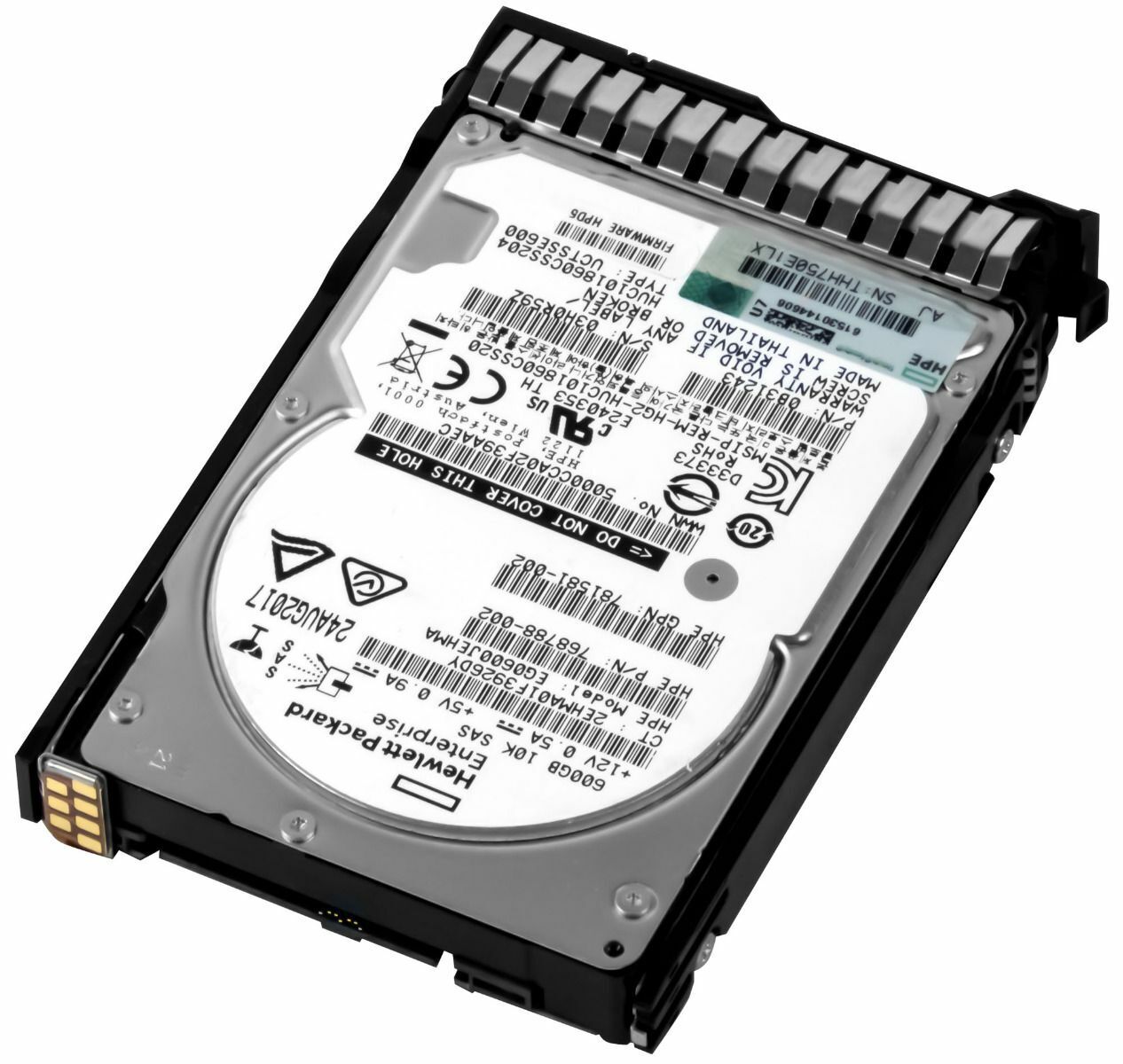 HP 600GB 10K SAS 12G 2.5'' Hard Disk P/N 768788-002 / GPN 781581-002 / EG0600JEHMA / 0B31243 / HUC101860CSS204 (Used) // สินค้ารับประกัน โดย บริษัท อะไหล่เซิร์ฟเวอร์ จำกัด