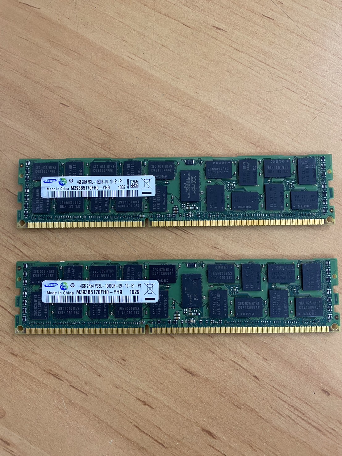 Samsung 4GB 2Rx4 PC3L-10600R DDR3 Registered Server Ram // M393B5170FH0-YH9 (USED) สินค้ารับประกัน โดย บริษัท อะไหล่เซิร์ฟเวอร์ จำกัด