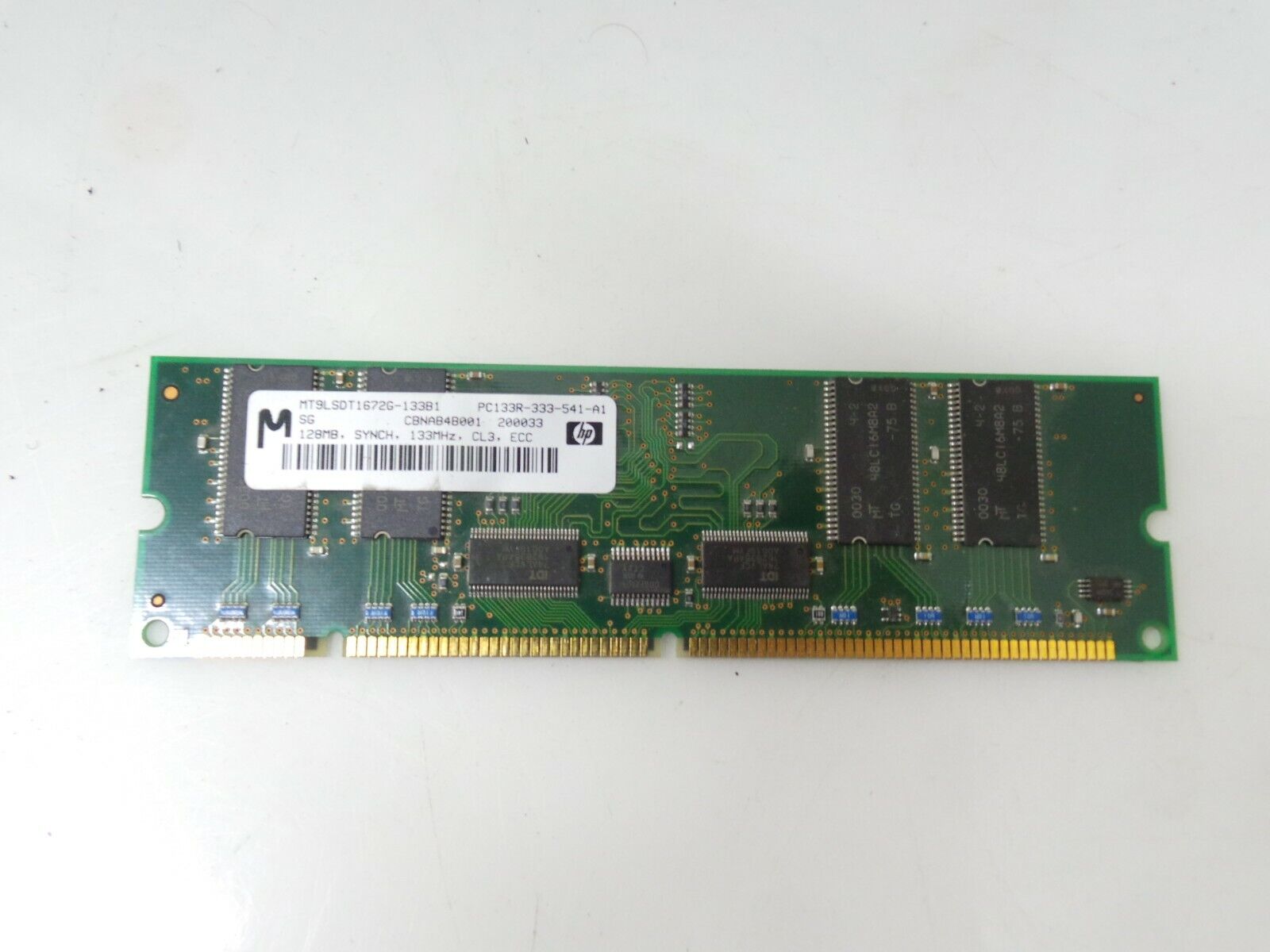 Micron 128MB PC133R-333-542-A1 Server Memory RAM / MT9LSDT1672G-133B1 / 164278-001 (Used) // สินค้ารับประกัน โดย บริษัท อะไหล่เซิร์ฟเวอร์ จำกัด