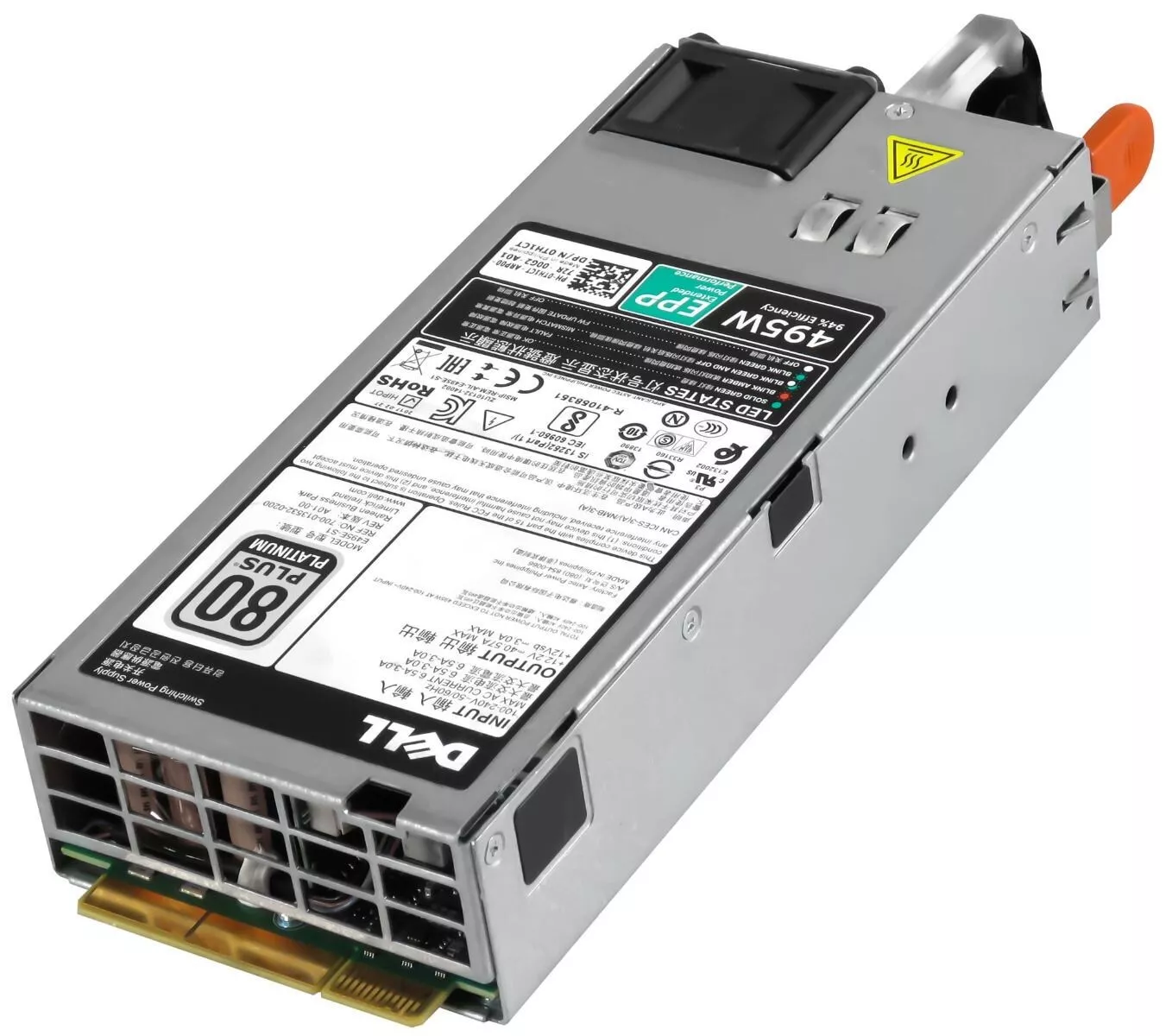 Dell Power Supply 495w Fon T330 R430 R530 T630 R630 R730 R730XD Hot-Swap , 0TH1CT, Model E495E-S1 (Used) // สินค้ารับประกัน โดย บริษัท อะไหล่เซิร์ฟเวอร์ จำกัด