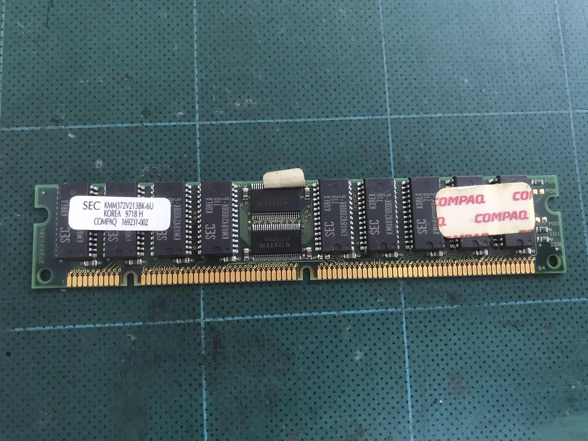 Compaq 16MB ECC 60ns 168-Pin DIMM Memory Module / 169231-002 (Used) // สินค้ารับประกัน โดย บริษัท อะไหล่เซิร์ฟเวอร์ จำกัด
