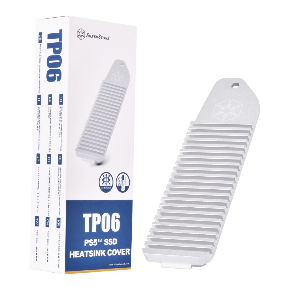 PS5 : Silverstone TP06 M.2 Heatsink Cover