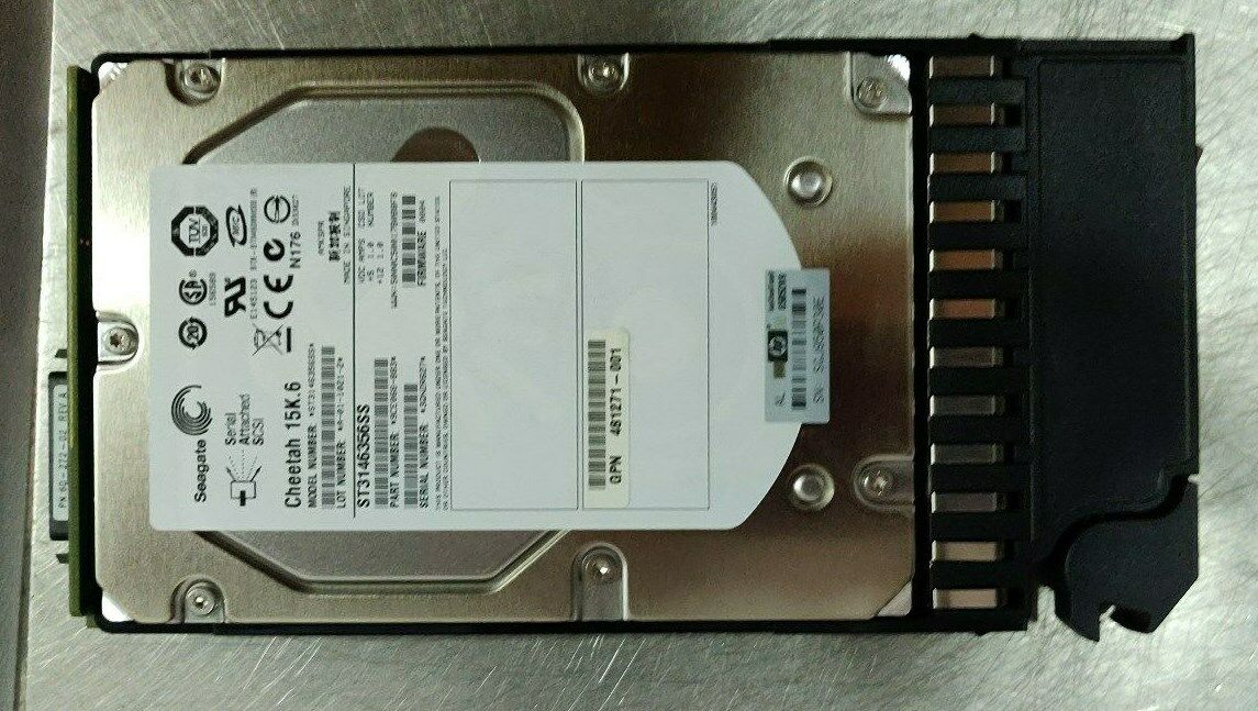 HP 146GB 15K SAS 3.5" Hard Disk AJ735A MSA2 // ST3146356SS / TRAY 480937-001 / GPN 481271-001 (Used) // สินค้ารับประกัน โดย บริษัท อะไหล่เซิร์ฟเวอร์ จำกัด