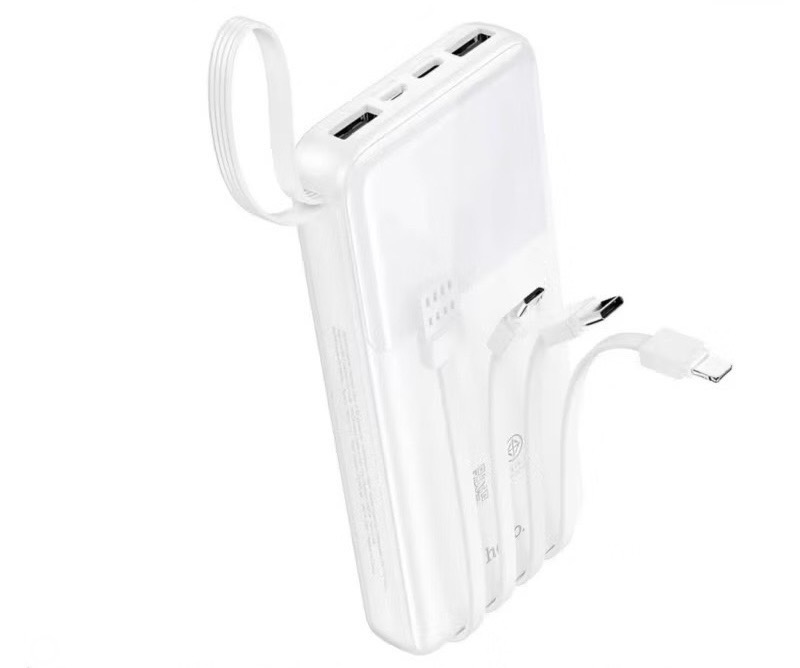 A10 REST POWERBANK WITH DIGITAL DISPLAY AND BUILD-IN CABLE 10000mAh