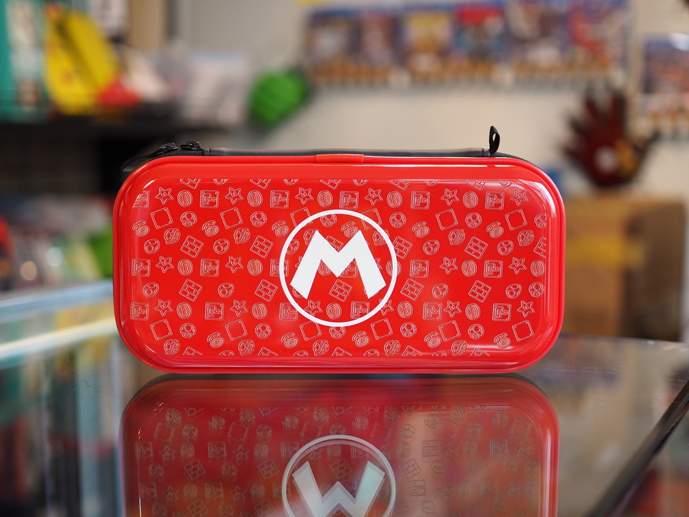 Nintendo Switch Lite Case Carry Mario M Red