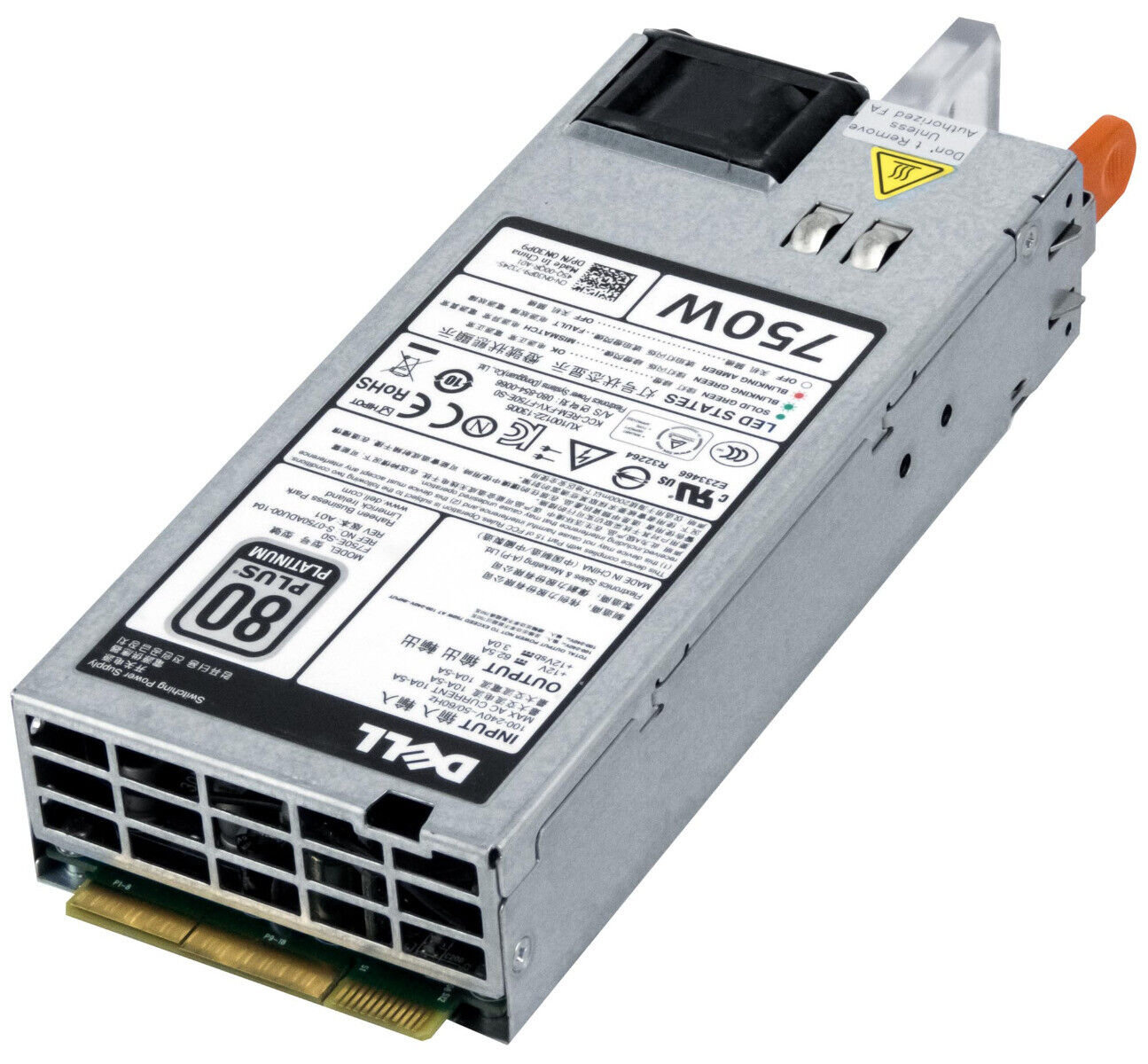 Dell Power Supply 750Watt F750E-S0 R520 R620 R720 R720XD R820 T620 // 0N30P9 / N30P9 (Used) // สินค้ารับประกัน โดย บริษัท อะไหล่เซิร์ฟเวอร์ จำกัด