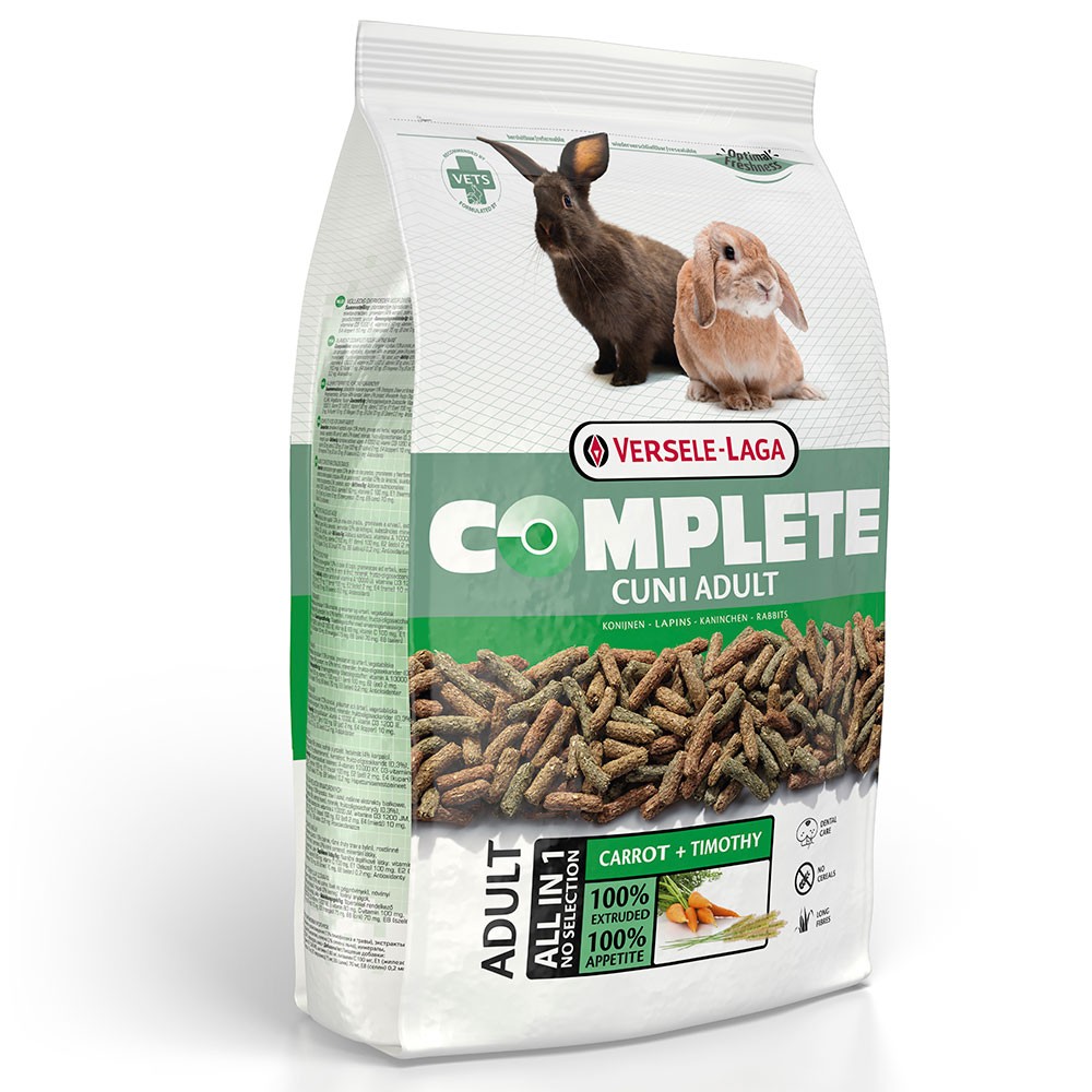 Versele-Laga complete cuni adult 1.75 kg คูนิ คอมพลีท อาหารสำเร็จรูปชนิดเม็ดสำหรับกระต่ายโต ขนาด 1.75 กก.