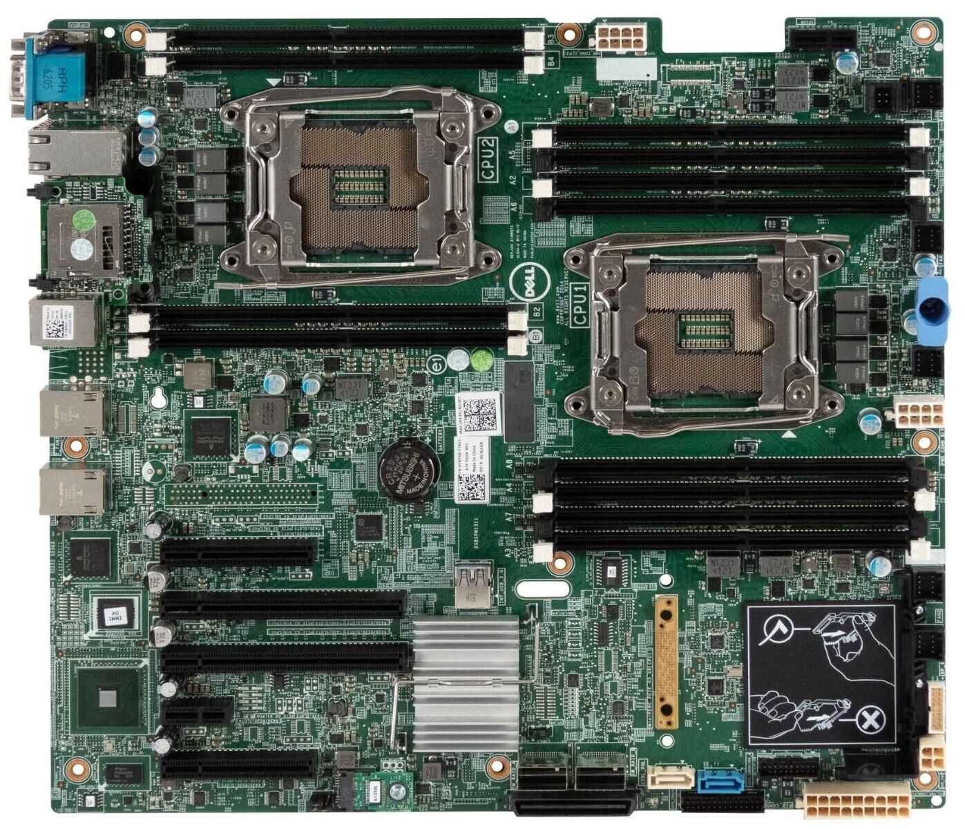 Dell PowerEdge R430 R530 Dual LGA2011 Server Motherboard Dell // 0DYFC8 (Used) // สินค้ารับประกัน โดย บริษัท อะไหล่เซิร์ฟเวอร์ จำกัด