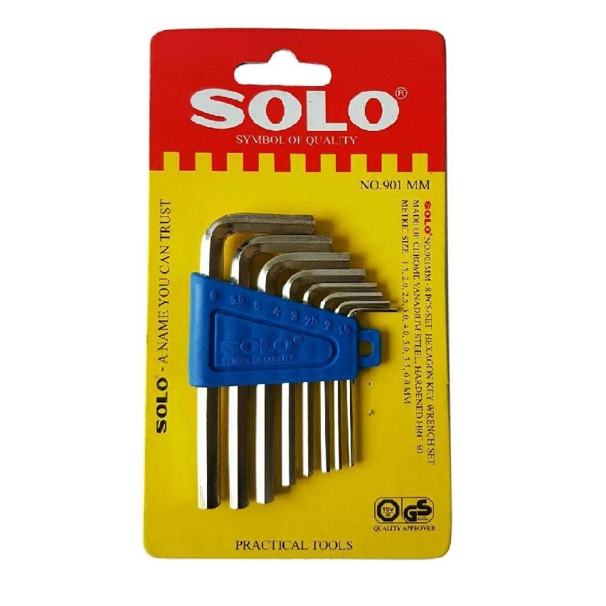 ขายส่งประเเจชุด SOLO รุ่น 901MM (ตัวสั้น) 8 ตัว/ชุด พร้อมส่ง