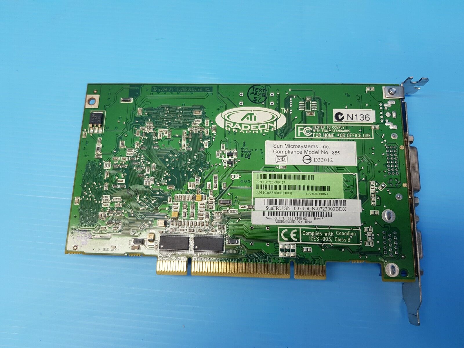 Sun Microsystems / OracleGraphics Accelerator / 375-3290-02 (Used) // สินค้ารับประกัน โดย บริษัท อะไหล่เซิร์ฟเวอร์ จำกัด