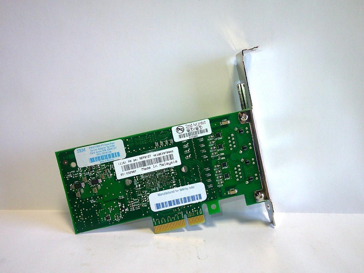 IBM Intel PRO 1000 PT Dual Port GigaBit 1000M Ethernet PCIe x4 // 39Y6127 / 39Y6128 (Used) // สินค้ารับประกัน โดย บริษัท อะไหล่เซิร์ฟเวอร์ จำกัด