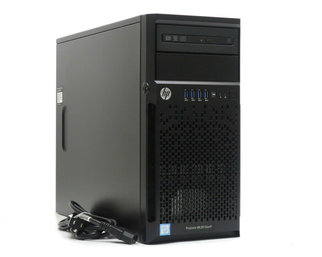 HP ProLiant ML30 G9 Server / CPU E3-1220 V5 / Ram 16GB DDR4 / HDD 500GB 7.2K SATA 2.5" x2 / Card Raid B140i / Power 460w (Used) // สินค้ารับประกัน โดย บริษัท อะไหล่เซิร์ฟเวอร์ จำกัด