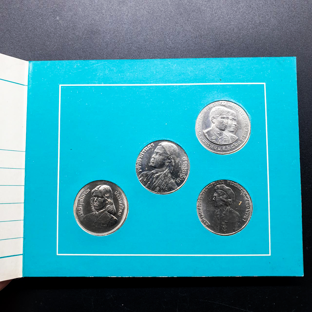 สมุดชุดเหรียญกระษาปณ์ ที่ระลึก 10 บาท นิกเกิล