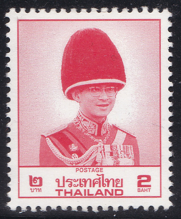 แสตมป์พระรูป ร.9 ชุด8 ดวง 2 บาท โรงพิมพ์ Joh. Enschede