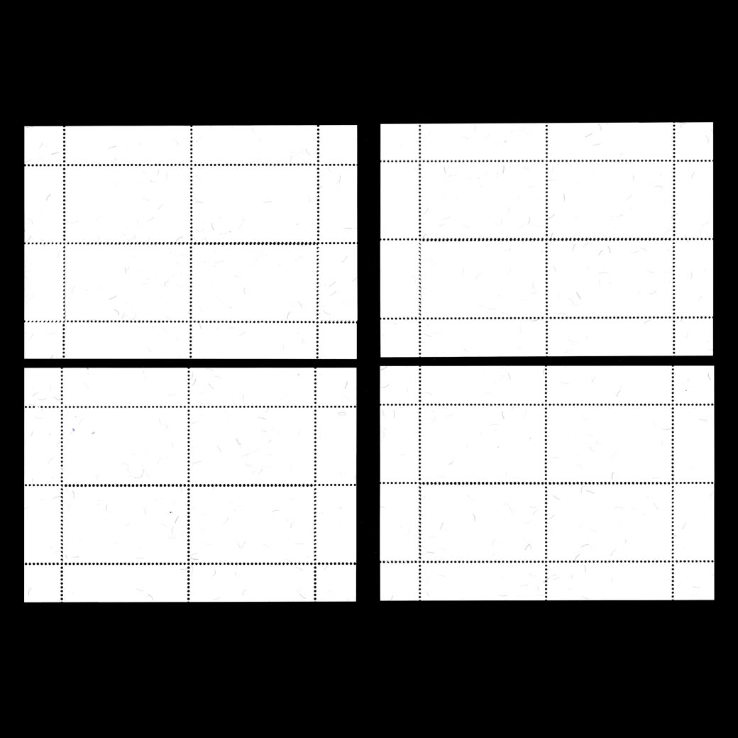 บล็อค 4 (ประกบชานแสตมป์บน-ล่าง) สัตว์น้ำประจำชาติไทย