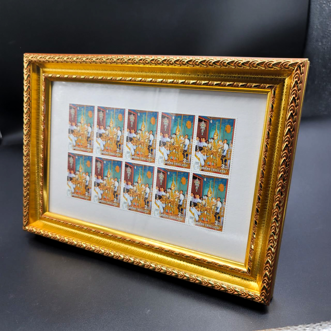 กรอบรูปที่ระลึก แสตมป์ฉลองราชสมบัติครบ 50 ปี (ชุด2) แบบ 1