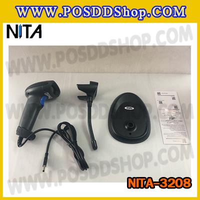 ฺBarcode scanner NITA 3208 2D เครื่องอ่านบาร์โค้ด เครื่องสแกนสินค้า เครื่อง Scan Barcode เครื่องอ่านบาร์โค้ดแบบ 2D ยี่ห้อ NITA รุ่น 3208