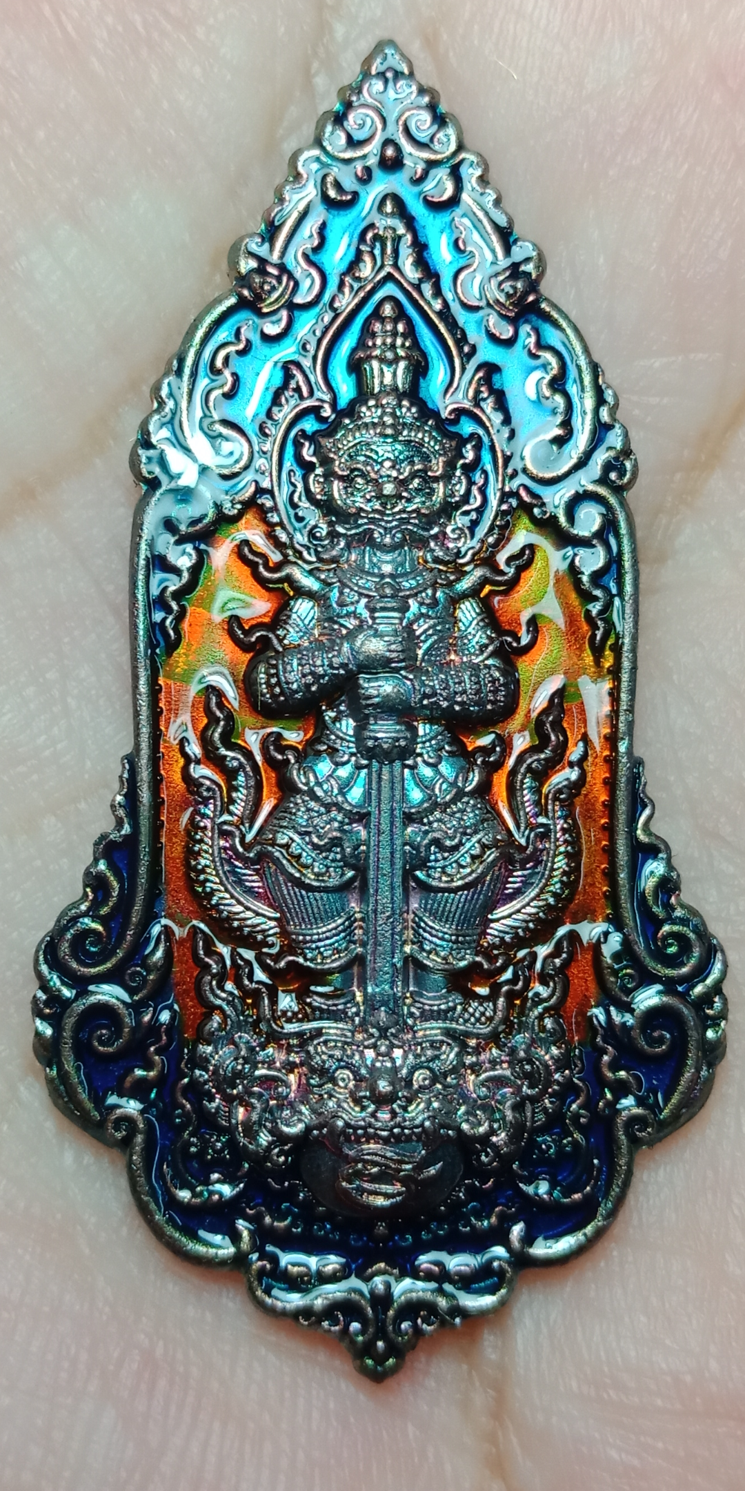 เหรียญท้าวเวสสุวรรณ รุ่นคลังสมบัติ ลพ.พัฒน์ ปุญญกาโม วัดห้วยด้วน