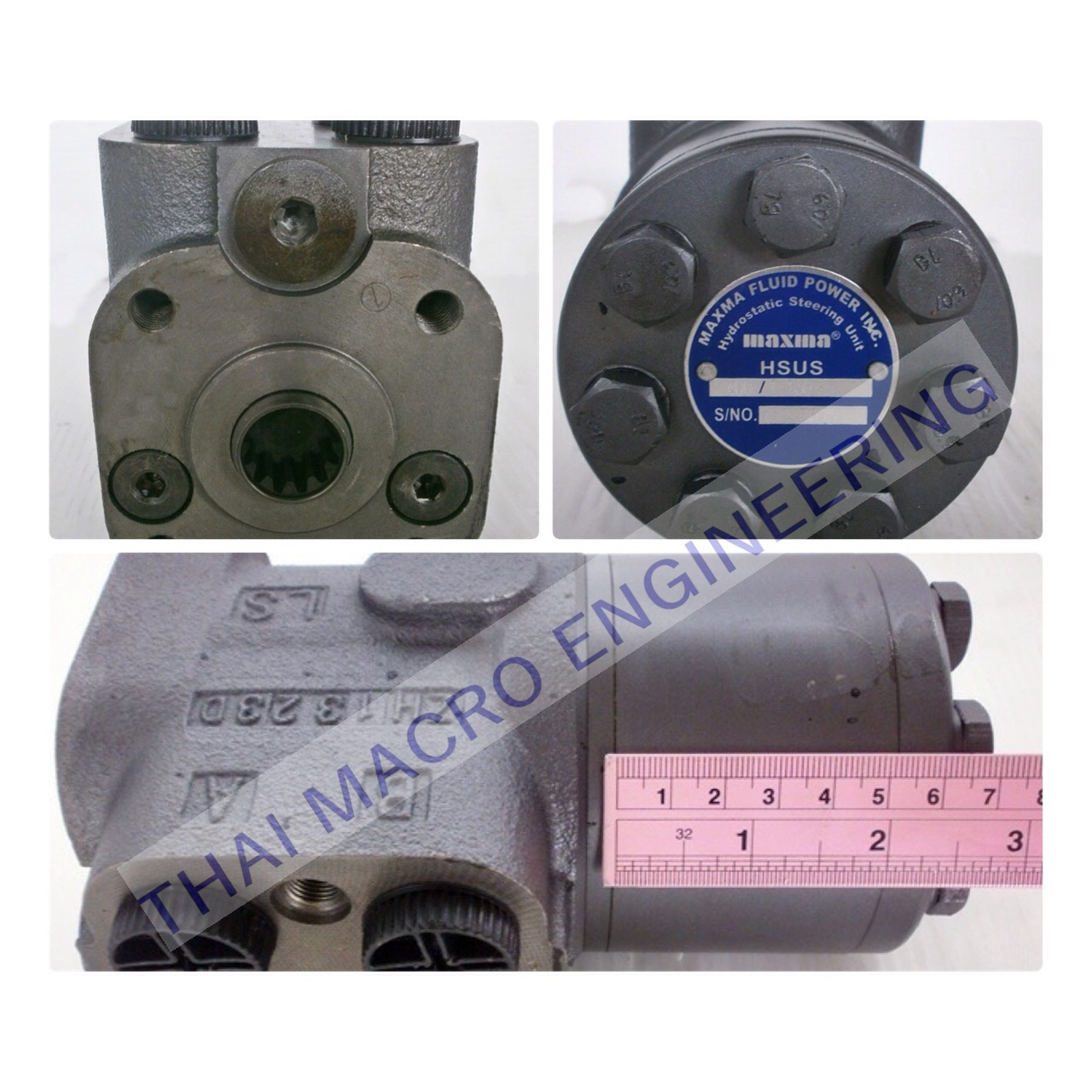 กระปุกพวงมาลัยไฮโดรลิคHSUS400/1-160-E(53mm.)