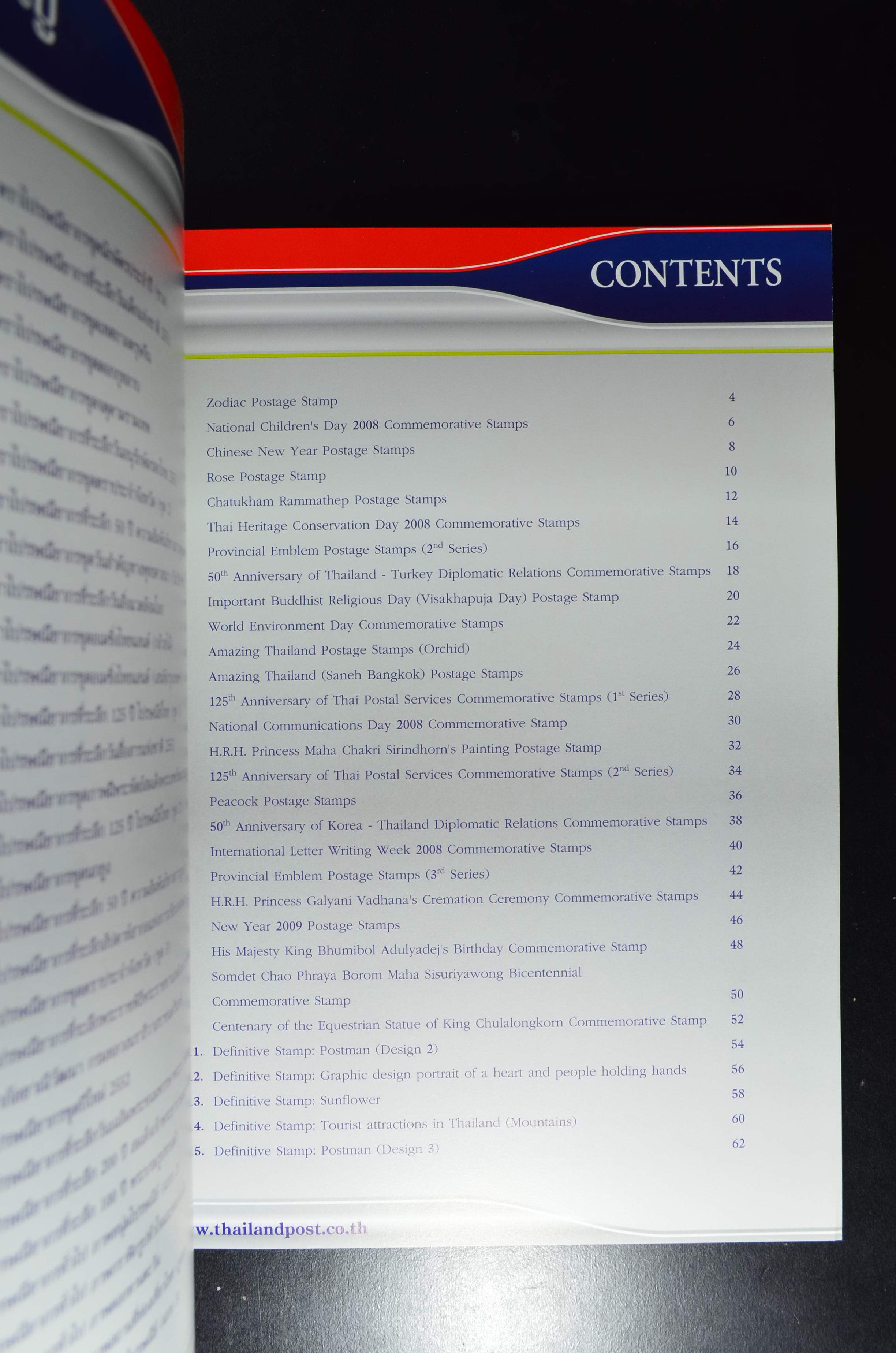 สมุดตราไปรษณียากรประจำปี 2551 (สมุดแสตมป์ประจำปี 2551)