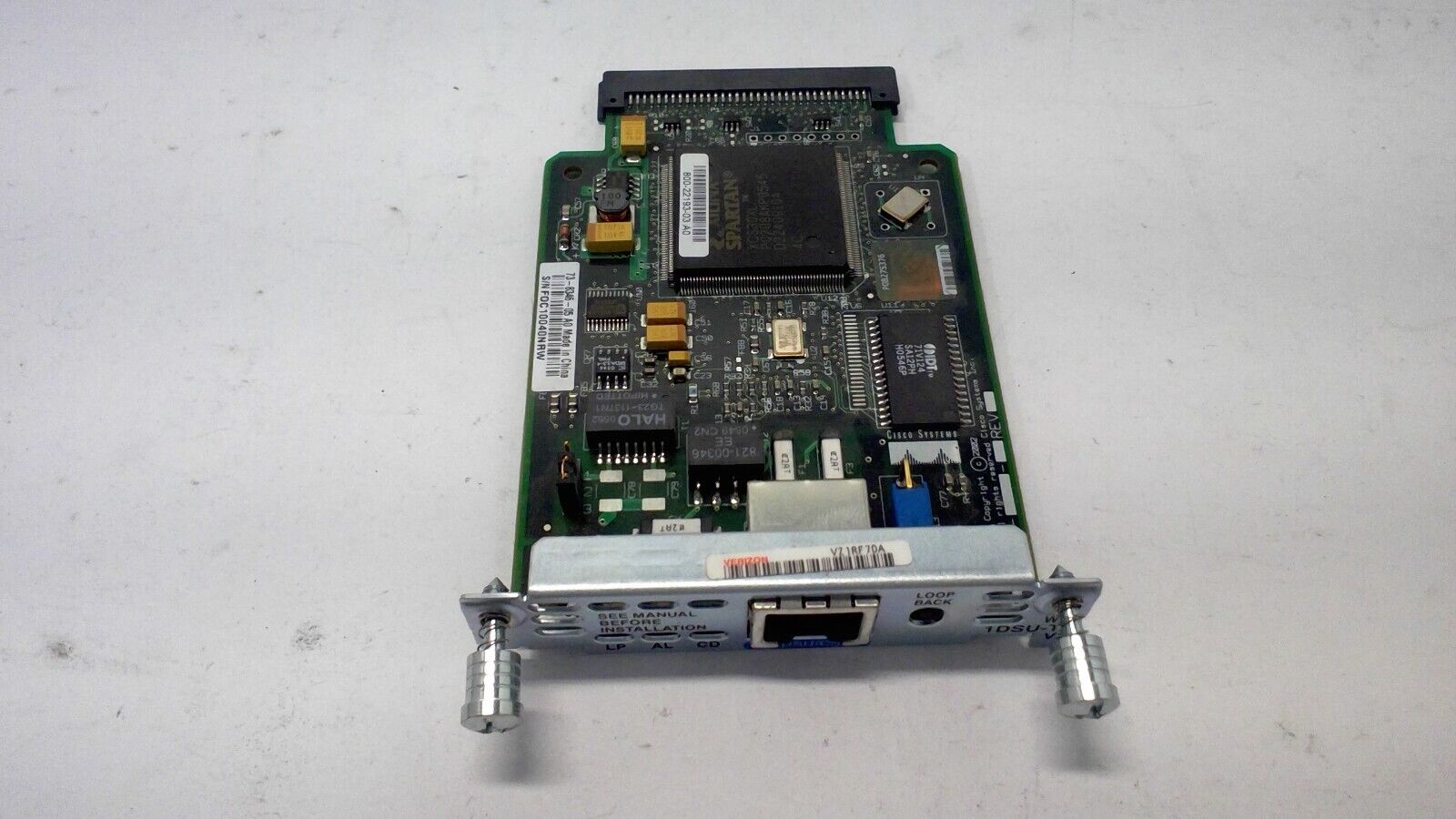 CISCO WAN Interface Card WIC 1DSU-T1 V2 // 73-8346-05 (Used) // สินค้ารับประกัน โดย บริษัท อะไหล่เซิร์ฟเวอร์ จำกัด
