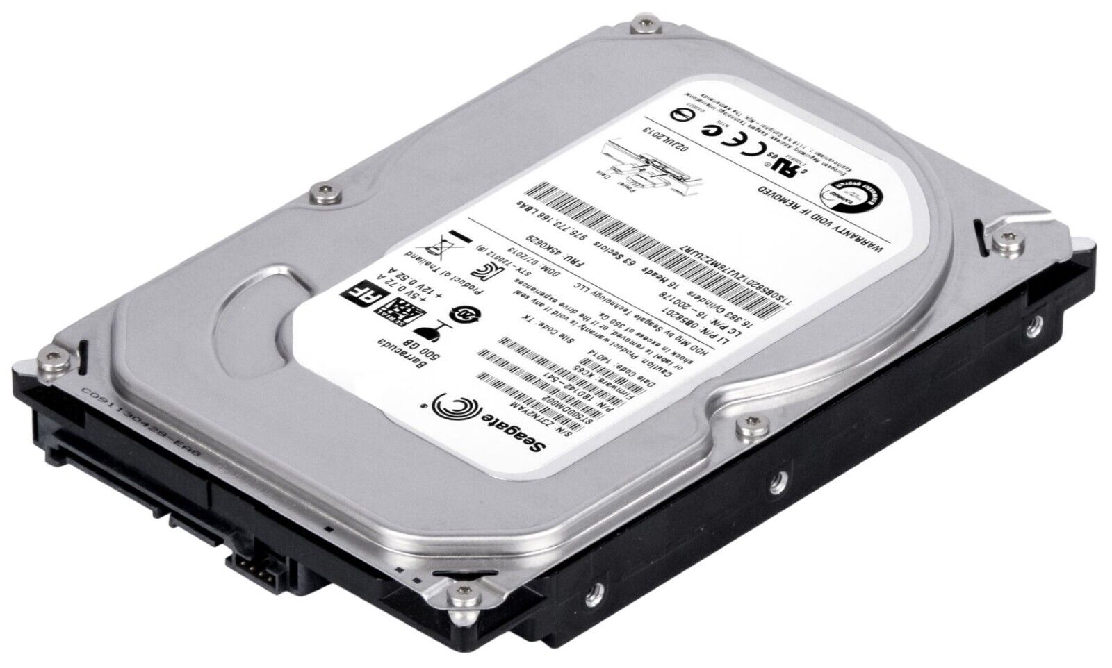 Lenovo / Seagate 500GB 7.2K 16MB SATA III 3.5" 45K0629 0B58201 ST500DM002 ST500DM002// สินค้ารับประกัน โดย บริษัท อะไหล่เซิร์ฟเวอร์ จำกัด