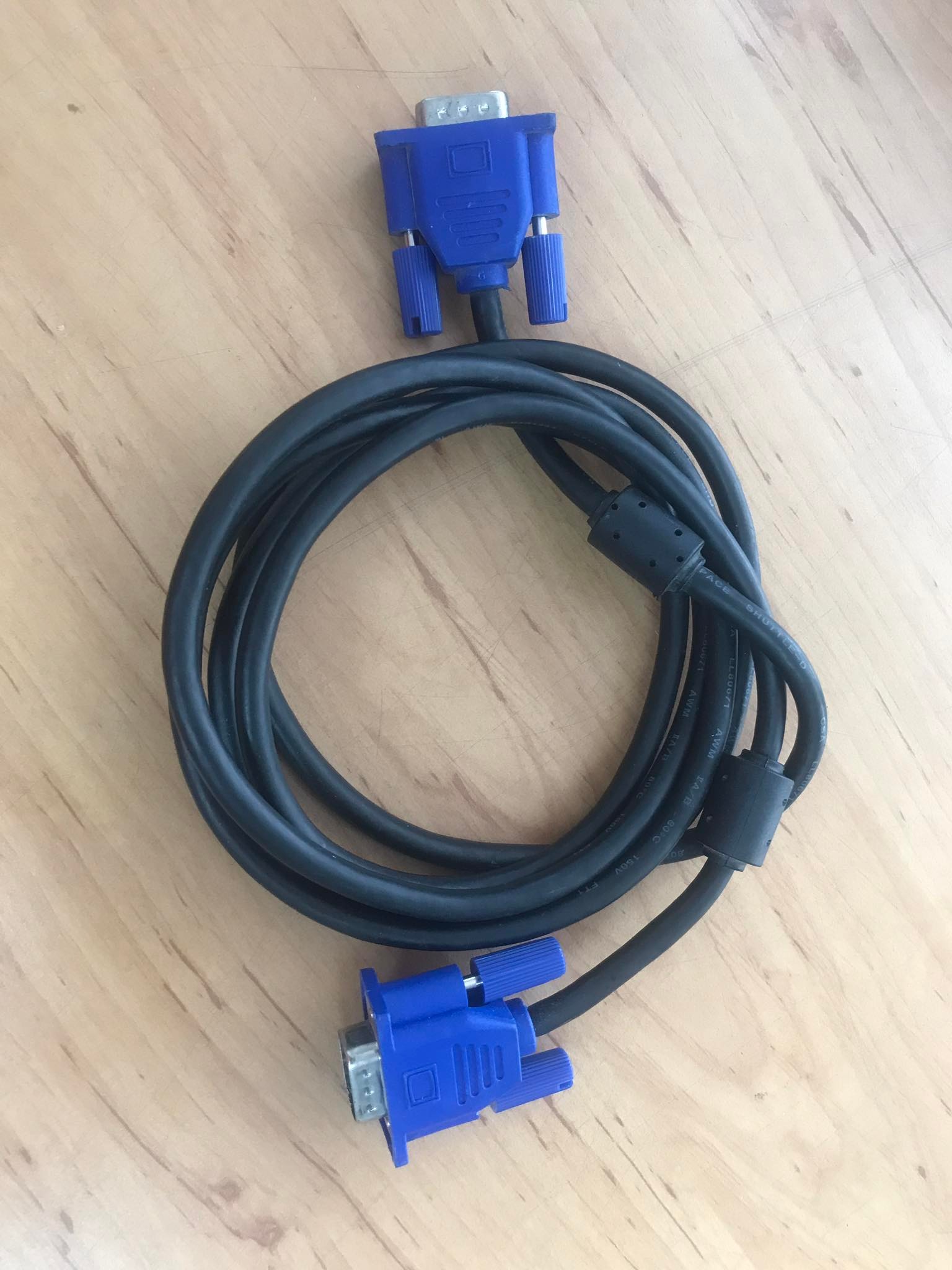 สายต่อจอ VGA Monitor สายต่อจอคอมพิวเตอร์ สาย VGA male To VGA male 15pin Cable 1.5m (Used) // สินค้ารับประกัน โดย บริษัท อะไหล่เซิร์ฟเวอร์ จำกัด