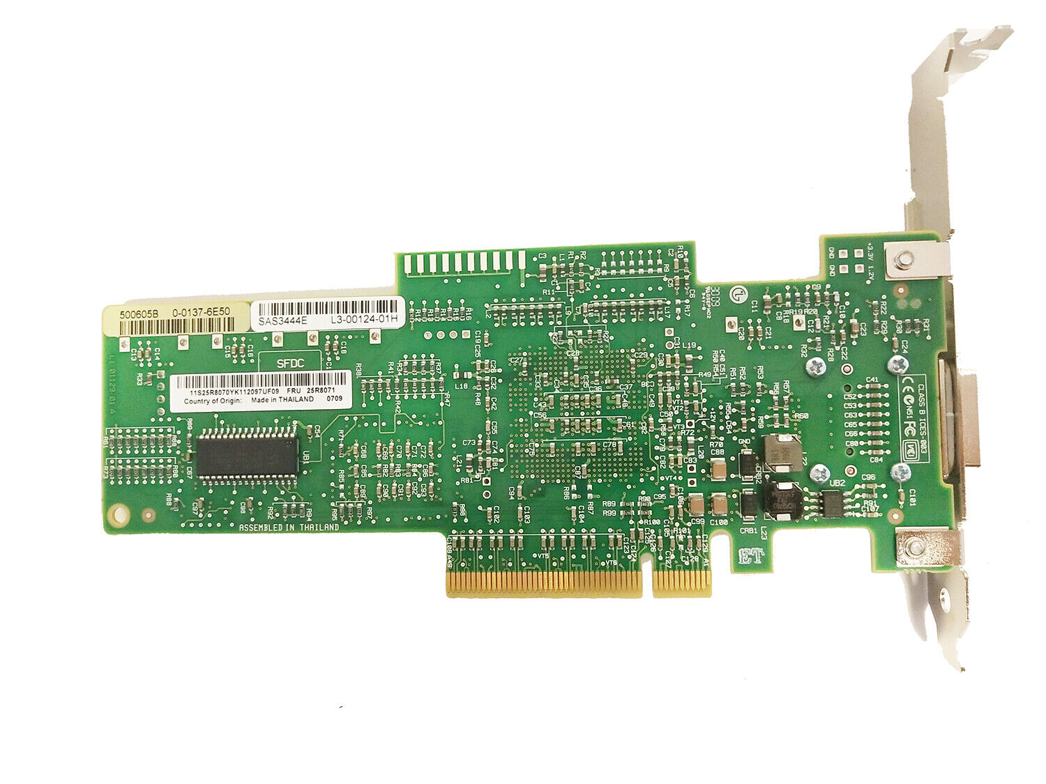 IBM SAS3444E 3Gb/s PCIe x8 SAS/SATA RAID Controller / 25R8071 (Used) // สินค้ารับประกัน โดย บริษัท อะไหล่เซิร์ฟเวอร์ จำกัด