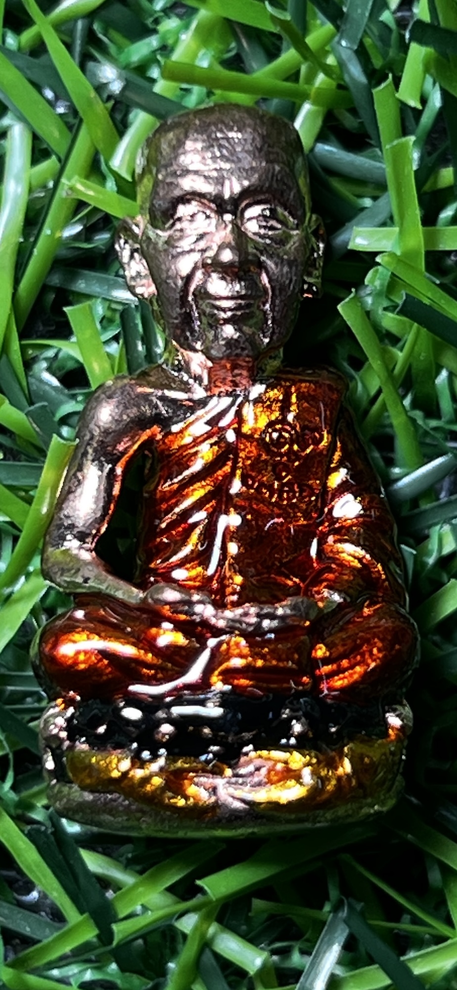 เบ้าทุบนั่งปู รุ่นแรก หลวงปู่นิ่ม โชติธัมโม วัดพุทธมงคล สุพรรณบุรี