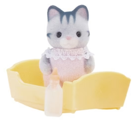 ซิลวาเนียน เบบี้แมวลายเทา (EU) Sylvanian Families Gray Cat Baby