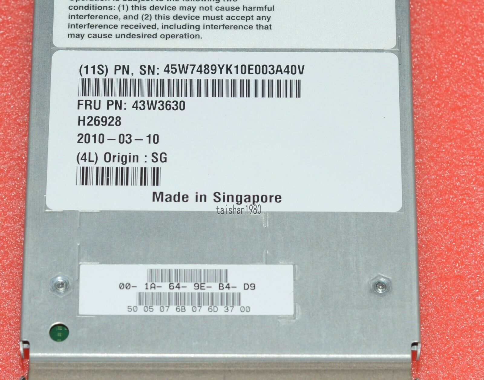 IBM Blade Center S SAS Raid Controller Module H26817 // 43W3630 / 43W3584 (Used) // สินค้ารับประกัน โดย บริษัท อะไหล่เซิร์ฟเวอร์ จำกัด