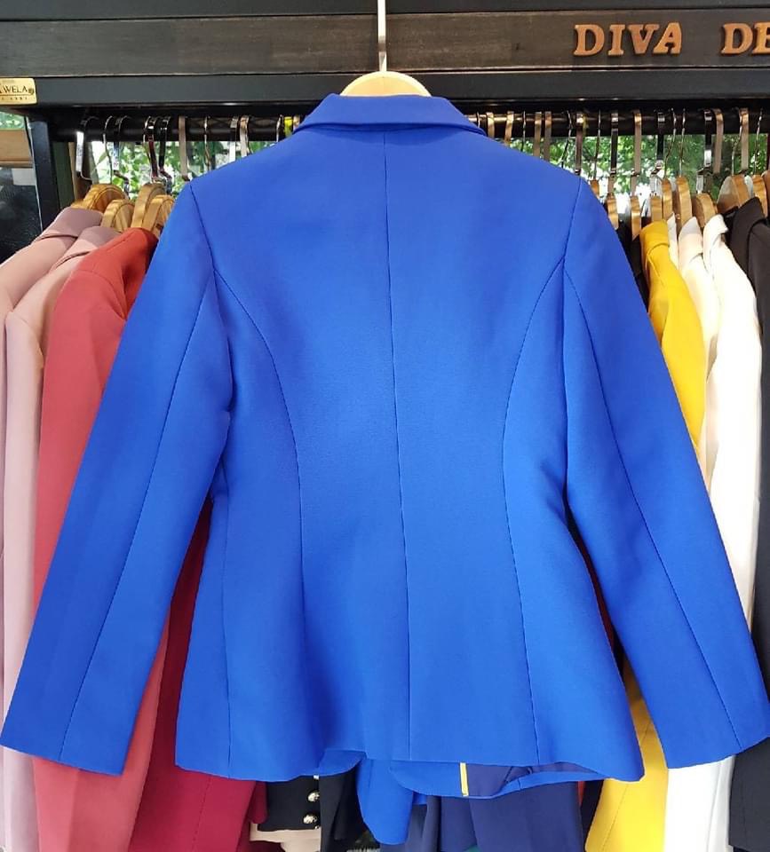 เสื้อสูทผู้หญิง สีน้ำเงิน no.9903