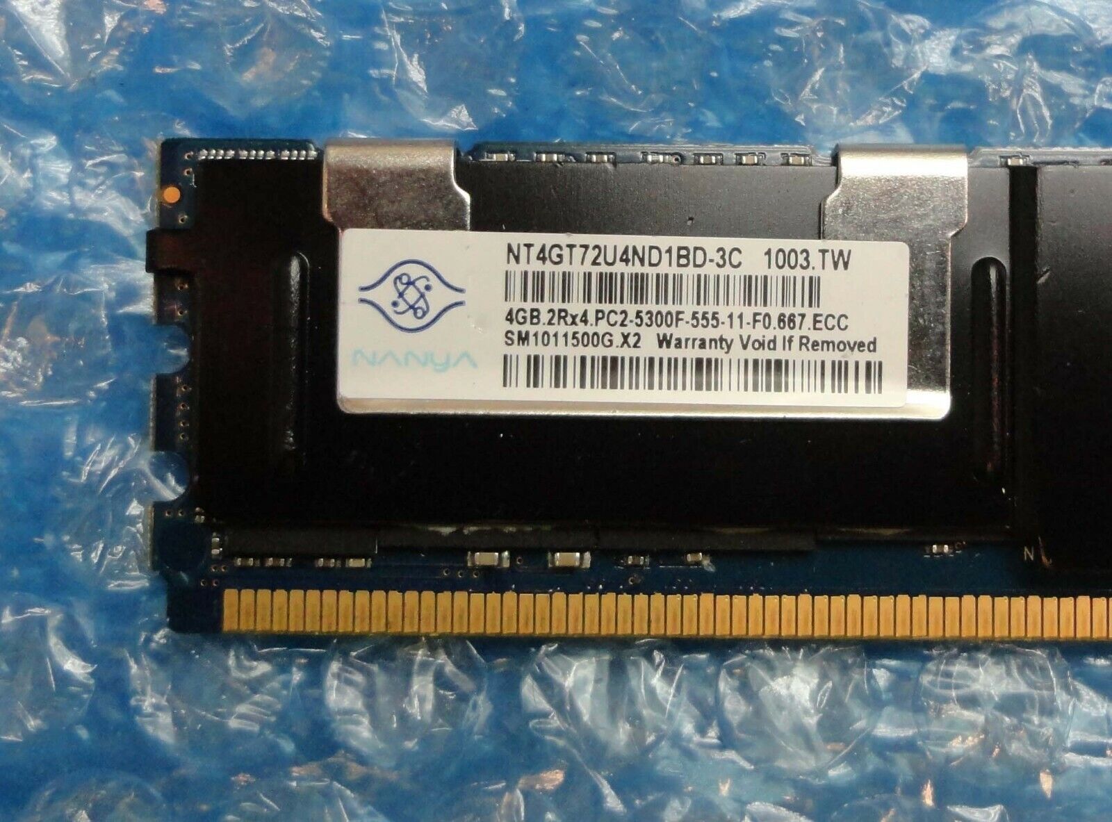HP 4GB (2Rx4) PC2-5300F 667MHz 2Rx4 ECC DDR2 FBDIMM Server Memory // 398708-061 (Used) // สินค้ารับประกัน โดย บริษัท อะไหล่เซิร์ฟเวอร์ จำกัด
