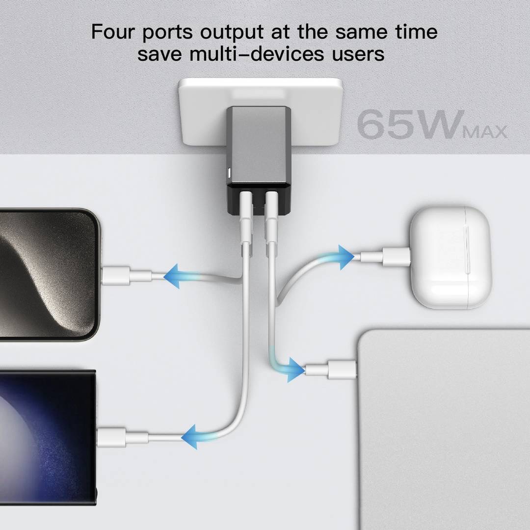 C19U 65W GAN FAST TRAVEL CHARGER