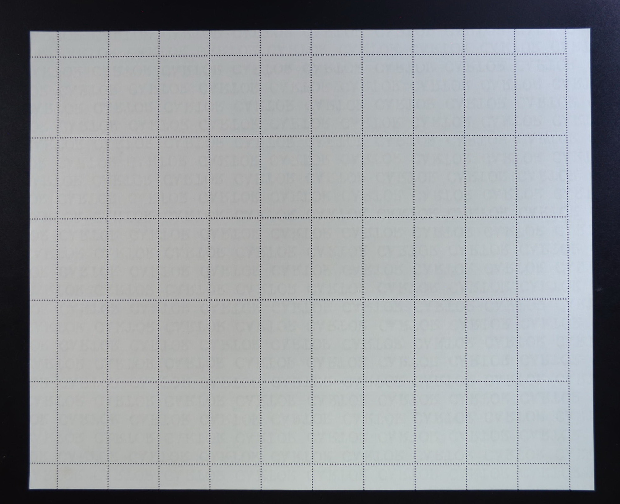 แสตมป์สัปดาห์สากลแห่งการเขียนจดหมาย 2530 (สภาพดี) (เต็มแผ่น)