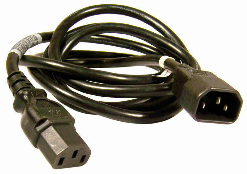 HPE C13 C14 Server Cable Power Cord 6ft 2m Ext // 142263-001 (Used) // สินค้ารับประกัน โดย บริษัท อะไหล่เซิร์ฟเวอร์ จำกัด