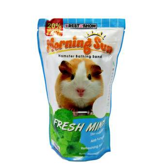 Morning sun ทรายอาบน้ำหนู กลิ่น Fresh Mint 600 กรัม