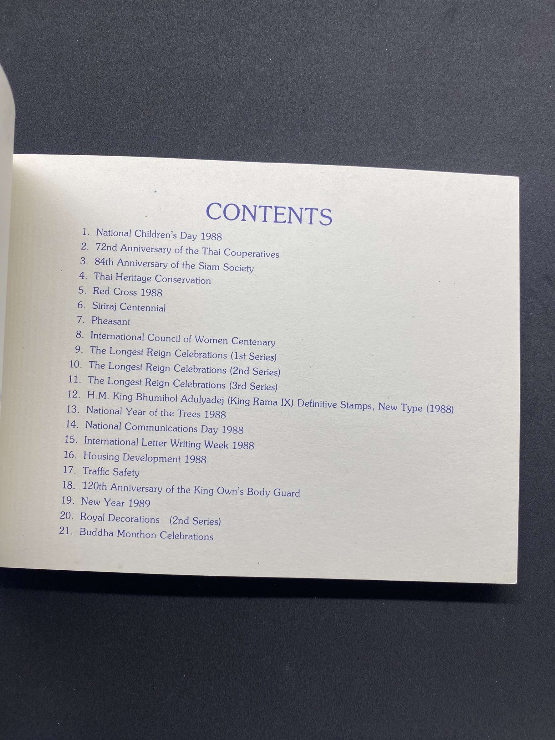 สมุดตราไปรษณียากรประจำปี 2531 (สมุดแสตมป์ประจำปี 2531)