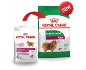 Royal canin Mini Indoor adult สำหรับสุนัขโตเลี้ยงในบ้านพันธุ์เล็ก อายุ 10 เดือนถึง 8 ปี ขนาด 3 กก.