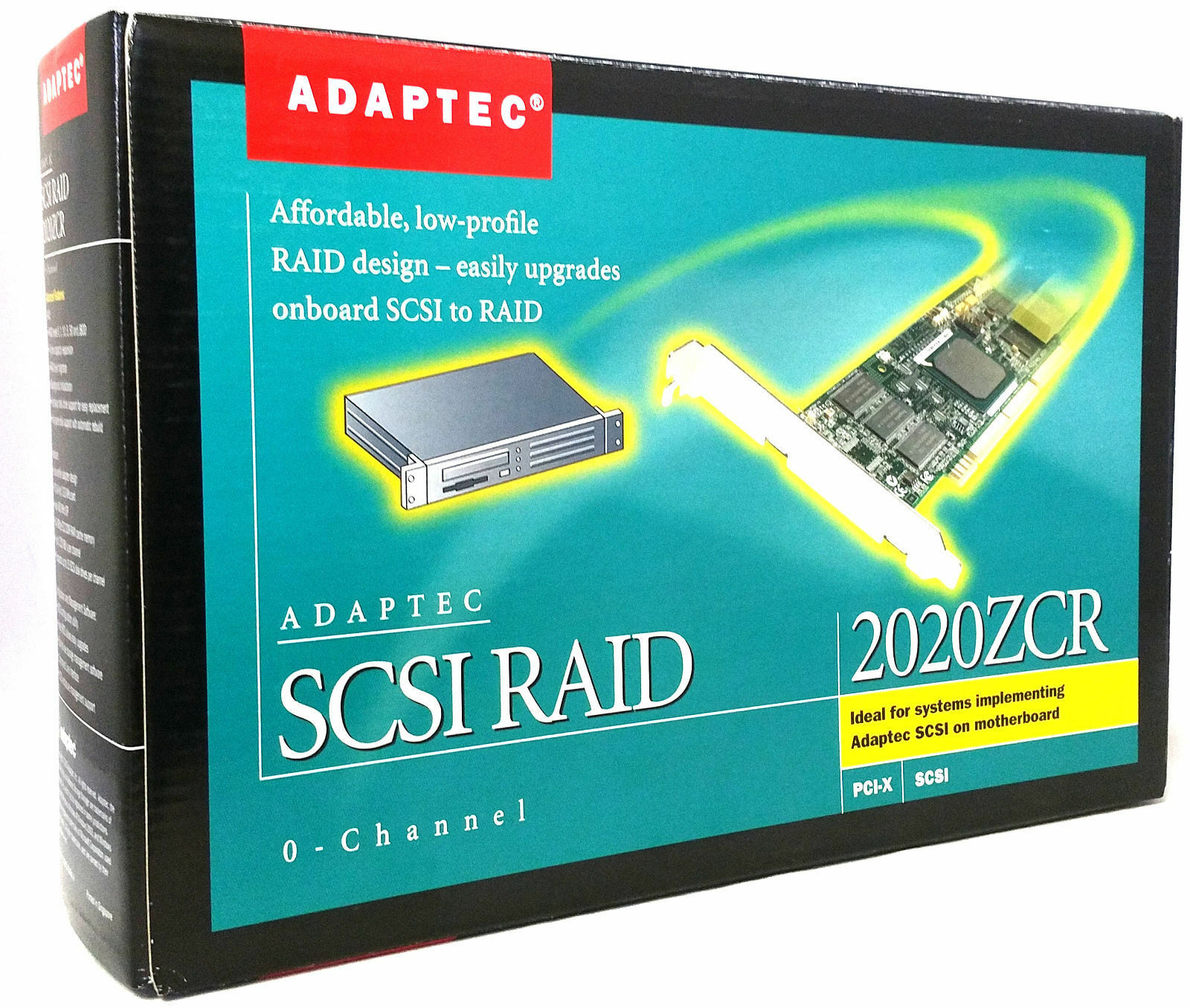 ADAPTEC SCSI RAID 2020ZCR 0-Channel PCI-X 2039300-R (Used) // สินค้ารับประกัน โดย บริษัท อะไหล่เซิร์ฟเวอร์ จำกัด