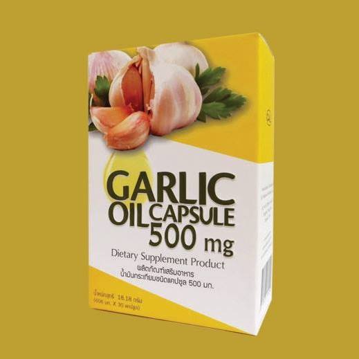 น้ำมันกระเทียมแถมแผงน้ำมันกระเทียม